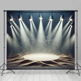 Aperturee - Aperturee Colorful Fine Sparkle Spotlight Stage Photo Backdrop